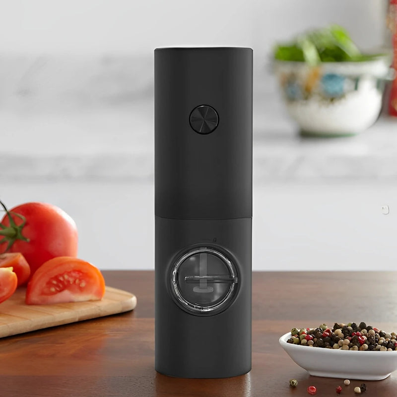 Moedor Elétrico de Sal e Pimenta com Ajuste de Espessura – Mais Praticidade na Sua Cozinha!