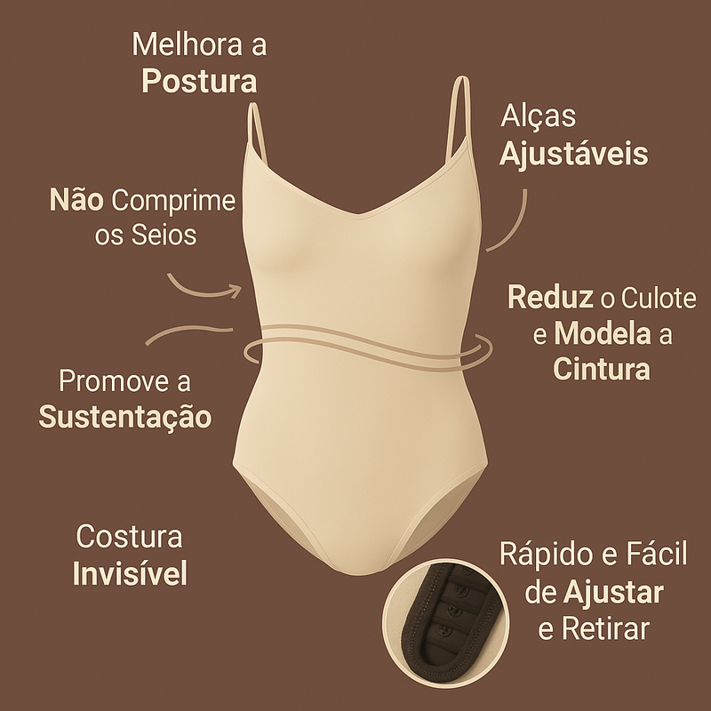 Body Modelador Shape Slim